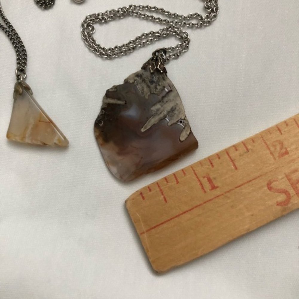 2 Colorado polished natural rock necklaces - Picture 6 of 6